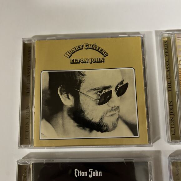 4 CD Lot Elton John Releases Yellow Brick Road, Honky Chateau Elton John - Picture 2 of 11